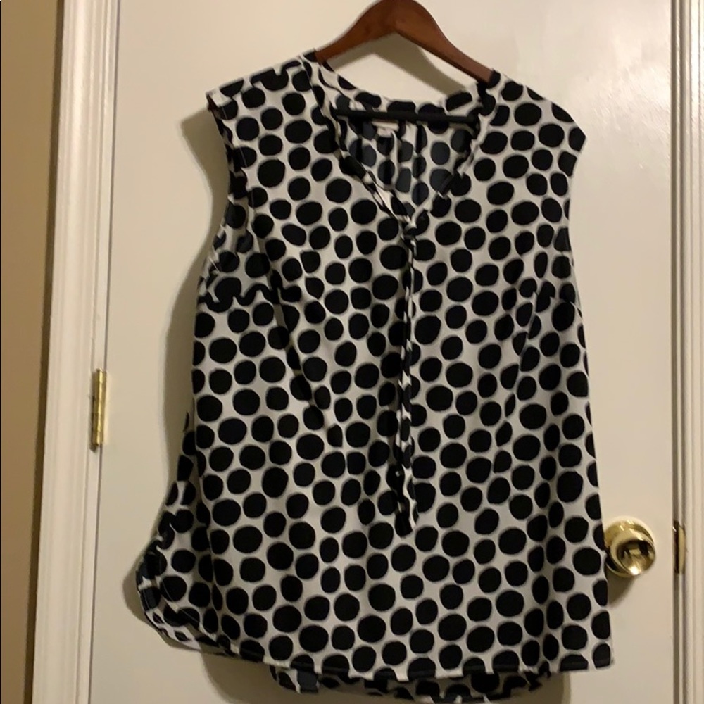Merona polka dot sleeveless